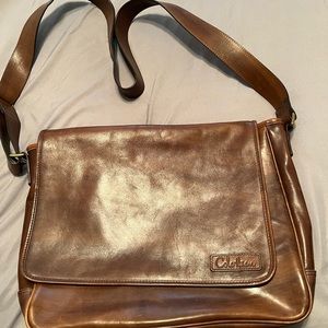 Vintage Brown Cole Haan messenger bag